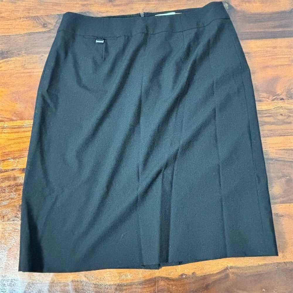 Calvin Klein‎ Women's Black Pencil Skirt Size 10 Knee Length Business